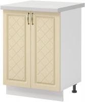 Шкаф напольный Mio Tesoro Модена ШН 600 (белый/дуб ваниль)