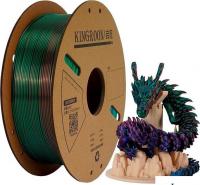 Пластик Kingroon PLA Tri Color Silk 1.75мм NSC033 (1кг, Purple Red/Blue/Green)