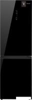 Холодильник Weissgauff WRK 185 Total NoFrost Inverter Black Glass