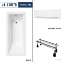 Ванна Lauter Estelle 140х70 21206040 (с ножками и лицевым экраном)