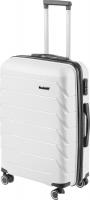 Чемодан-спиннер DoubleW YF-PP02 (M, белый)