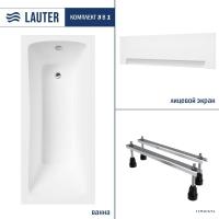 Ванна Lauter Bianca 160х70 21207160 (с ножками и лицевым экраном)