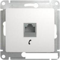 Розетка телефонная Schneider Electric Glossa GSL000181T (белый)