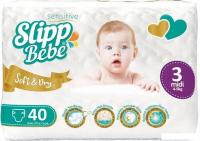 Подгузники Slipp Bebe №3 4-9 кг (40 шт)