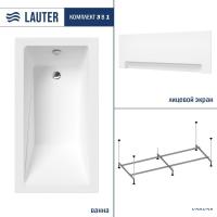 Ванна Lauter Estelle 130х70 21206030 (с каркасом и белым лицевым экраном)