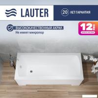 Ванна Lauter Bianca 140 21207140 (с каркасом, серым подголовником и белым лиц.экраном)