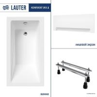 Ванна Lauter Estelle 130х70 21206030 (с ножками и лицевым экраном)