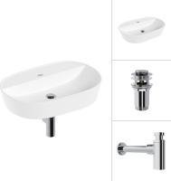 Умывальник Lauter 21460-60 + клапан 21190CH + сифон 21635CH (хром)