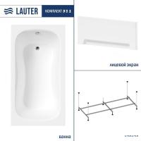 Ванна Lauter Sophia 130 21205130 (с каркасом, лицевым экраном белого цвета)