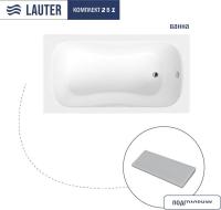 Ванна Lauter Sophia 130 21205130 (с серым подголовником)