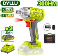 Гайковерт Dyllu DTCD1512 (с 2-мя АКБ, кейс)