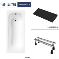 Ванна Lauter Sophia 140 21205140 (с ножками и черным подголовником)