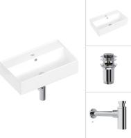 Умывальник Lauter 21855 + клапан 21190CH + сифон 21635CH (хром)