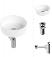 Умывальник Lauter 21499-31 + клапан 21190CH + сифон 21635CH (хром)