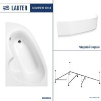 Ванна Lauter Valencia 150x100 2102150L (с каркасом и лицевым экраном)