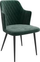 Стул с подлокотниками Мамадома Freddy (b10 Green Lux/черный)