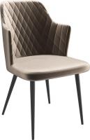 Стул с подлокотниками Мамадома Freddy (d05 Cappuccino Lux/черный)