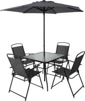 Комплект подушек AksHome Picnic (серый/черный)