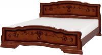 Кровать Bravo Мебель Карина-6 200x140 (орех, основание металл)
