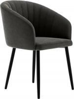 Стул с подлокотниками Табурет Верона поворотный (бренди 28/черный каркас)