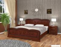 Кровать Bravo Мебель Карина-8 140x200 (орех)