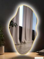 Зеркало с подсветкой  eMZe 45x77 LED.UV.NF.45.77.AUR.4K (золото с УФ-окантовкой и подсветкой)