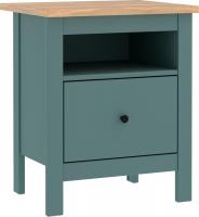 Тумба Mio Tesoro Сага 2.08.03.010.16 (темно-бирюзовый/ясень)