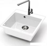 Кухонная мойка MARRBAXX Карельский камень модель 42/Q7 F042Q007 (хлопок/белый)