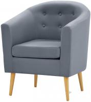 Интерьерное кресло Mio Tesoro Джон 117 (841 светло-серый)