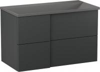Lauter Тумба под умывальник Nelli 90 (антрацит п/мат)
