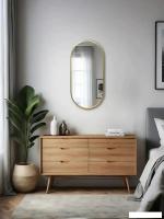 Зеркало eMZe 45x77 UV.45.77.AUR (золото с УФ-окантовкой)