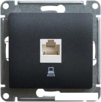 Розетка компьютерная Schneider Electric Glossa GSL000781K (антрацит)