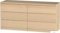 Комод Mio Tesoro Varma Prime 6D (дуб беленый)