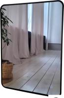 Зеркало с подсветкой  eMZe Smartphone 50х70 LED.UV.SMART.50.70.CHE.4K (черный с УФ-окантовкой и подс