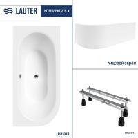 Ванна Lauter Bliss 170х75 P 21201072P (с ножками и лицевым экраном)