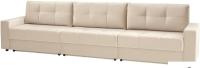 Диван Mio Tesoro Манчестер 292 1.5ек-1.5ек-1.5ек (966 светло-бежевый)