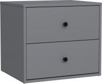 Тумба Mio Tesoro Мини 2 ящика 2.07.03.050.4 (серый)