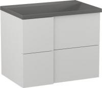 Lauter Тумба под умывальник Nelli 70 (бело-серый п/мат)