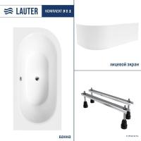 Ванна Lauter Bliss 180х80 L 21201081L (с ножками и лицевым экраном)
