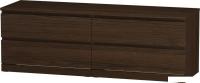 Комод Mio Tesoro Varma Prime 4D (коричневый)