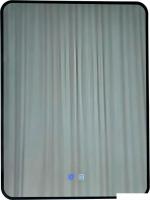 Зеркало с подсветкой  eMZe Smartphone 50х70 LED.UV.SMART.50.70.CHE.AF.4K (черный с УФ-окантовкой, по