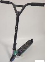 Трюковый самокат Ricos Fiery JL-303 (черный/разноцветный)