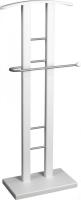 Стойка для одежды Мебелик Костюмная галант 321 (металлик/белый)
