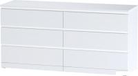 Комод Mio Tesoro Varma Prime 6D (белый)