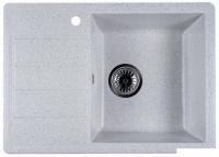 Кухонная мойка Marblan Recta R (серый, с сифоном)