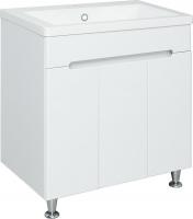 Runo Тумба с умывальником Runo Парма 75 3 двери + Omega 75 (напольная)