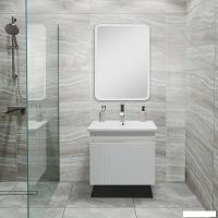 Runo Тумба с умывальником Runo Модена 65 + Оскар 65 (подвесная, белый)