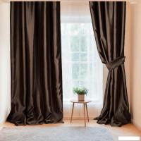 Комплект штор Mio Tesoro Блэкаут 150x250 (2шт, шоколад)
