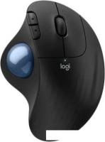 Мышь Logitech Ergo M575S (черный, синий шарик)