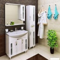 Runo Тумба с умывальником Runo Толедо 75 + Стиль 75 (напольная)